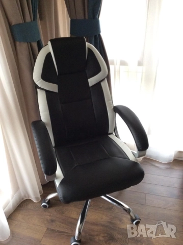 Чисто нов офис/геймърски стол Barton!, снимка 3 - Столове - 52463761