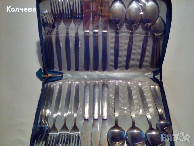 продавам 3 комплекта прибори, снимка 5 - Прибори за хранене, готвене и сервиране - 39767527