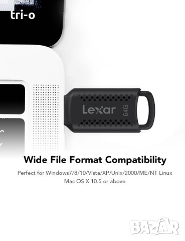 Lexar Флаш памет 64GB USB 3.0, снимка 8 - USB Flash памети - 42000564