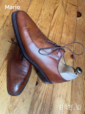  Campanile мъжки обувки кожени 42.5, снимка 3 - Официални обувки - 52774346