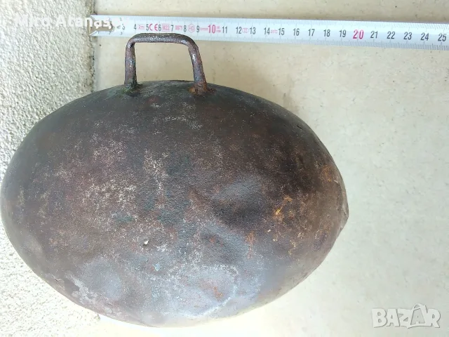 Много голяма стара желязна хлопка , снимка 7 - Антикварни и старинни предмети - 56216326