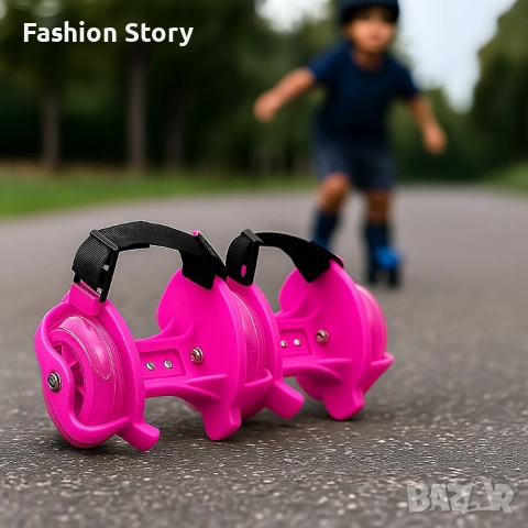 LED ролери за обувки -  Регулируеми, снимка 3 - Скутери и тротинетки - 51439495