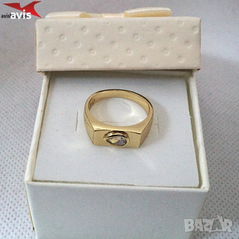 Пръстен с 14К златно покритие 224845