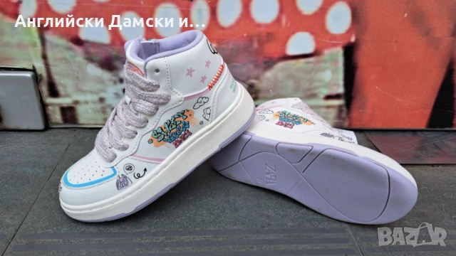Английски дамски кецове -Zara, снимка 4 - Кецове - 51716255