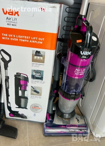 ЧИСТО НОВА!!!прахосмукачка VAX Airlift Steerable PET MAX, снимка 4 - Прахосмукачки - 53467171