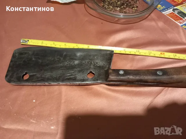 Немски кован сатър, снимка 3 - Антикварни и старинни предмети - 56138115