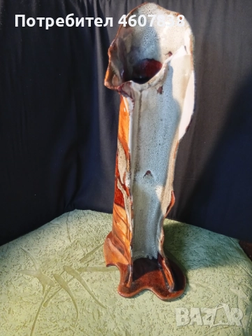 Керамична ваза немска авторска 38 см