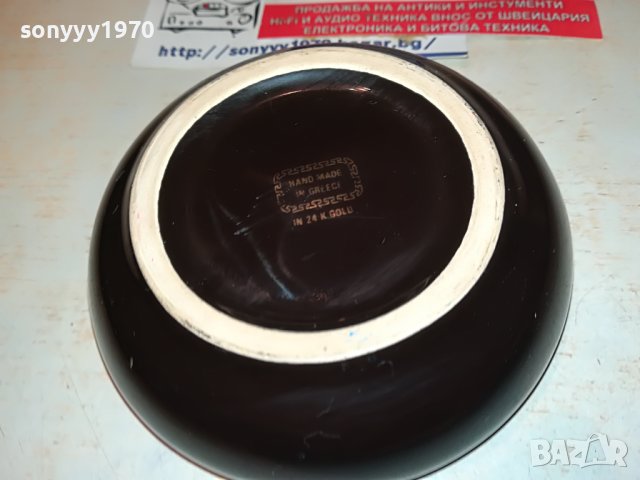 24k gold hand made-ретро пепелник 0804231639, снимка 11 - Антикварни и старинни предмети - 40301866