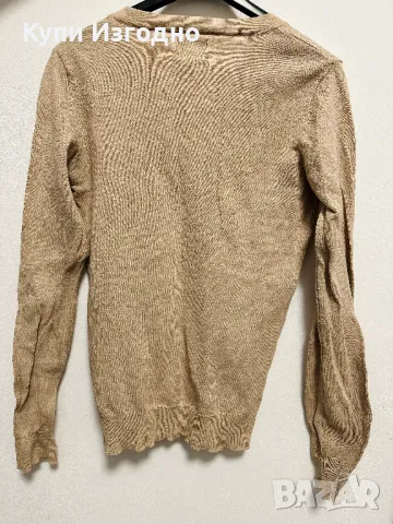 Сет от 3 оригинални маркови дрехи, къса рокля с дълъг ръкав и блузи пуловери размер 38 S-M, снимка 10 - Блузи с дълъг ръкав и пуловери - 48511556