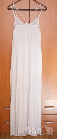 Бяла рокля с цепки , снимка 5 - Рокли - 47331217