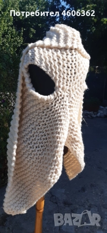 ръчно изплетен елек м размер, снимка 6 - Елеци - 51863919