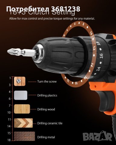 Ударен винтоверт TOPSHAK  TS-ED2, снимка 6 - Винтоверти - 40395884