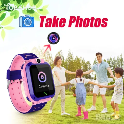 Детски смарт часовник, SIM карта, проследяване, разговори от PTHTECHUS, снимка 6 - Кенгура и ранички - 48824829