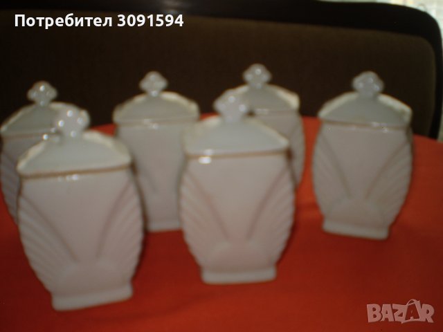 6 КУХНЕНСКИ БУРКАНИ ПОРЦЕЛАН БЪЛГАРИЯ, снимка 8 - Други ценни предмети - 41720093