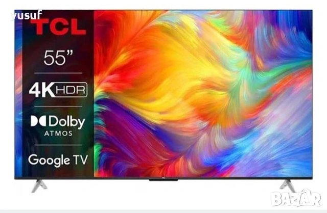 TCL 55-инчов 4K HDR Google TV, използван