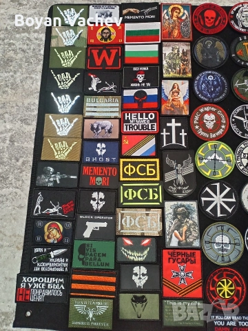 Ново зареждане военни/тактически велкро нашивки , снимка 2 - Екипировка - 51508280