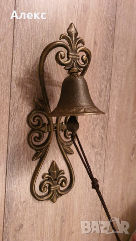 Чугунена камбана с прекрасен звън!, снимка 6 - Градински мебели, декорация  - 36323390