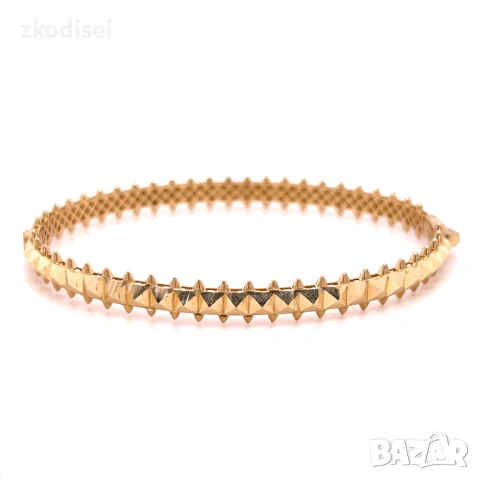 Златна дамска гривна Cartier 5,88гр. 14кр. проба:585 модел:36379-3, снимка 2 - Гривни - 53197901