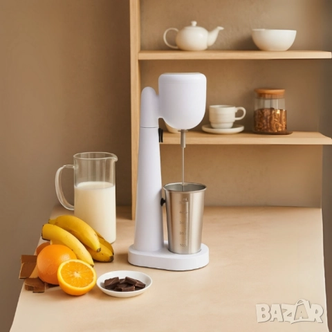 Стоящ фрапе миксер Muhler FMX-277S, 100W, Метална чаша, снимка 4 - Други - 52032640