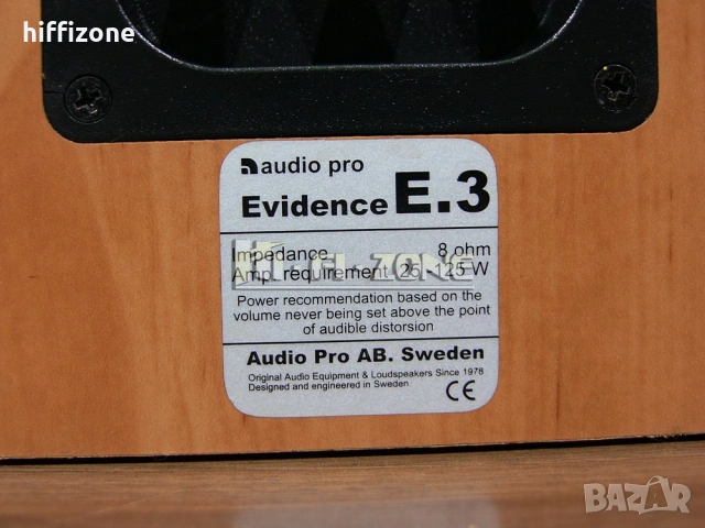 Тонколони    Audio pro evidence e.3 , снимка 10 - Тонколони - 53562279