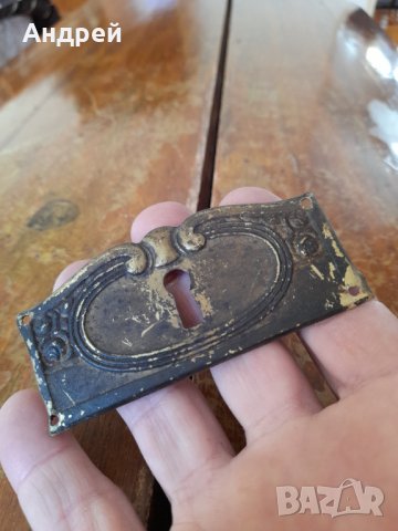 Стар обков за ключалка,брава #8, снимка 2 - Други ценни предмети - 44291150