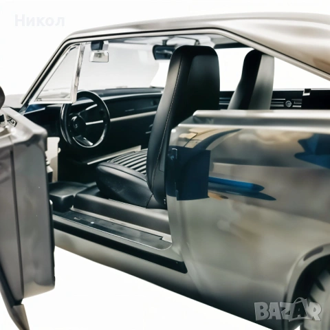 Радиоуправляем автомобил Dodge Charger от 1969 г., мащаб 1:24, снимка 10 - Коли, камиони, мотори, писти - 53050521