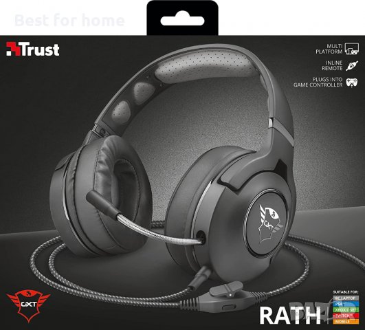 Слушалки Gaming Trust GXT 420 Rath Multiplatform, снимка 13 - Слушалки и портативни колонки - 39803527