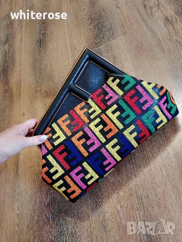 Дамска чанта Клъч - FENDI, снимка 2 - Чанти - 55894488