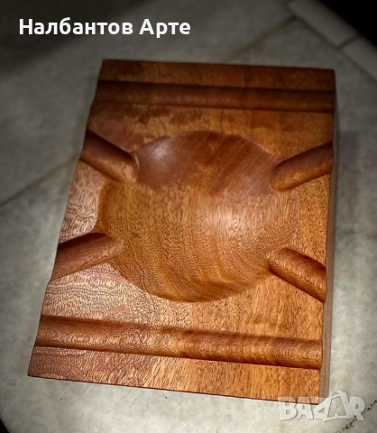 пепелник за пури от махагон сапели - масив, снимка 9 - Други - 53533474