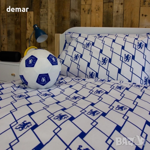 Официално лицензирана кръгла възглавница - футболна топка на Челси, супер мека, 25 x 25 см, снимка 7 - Възглавници - 52097072