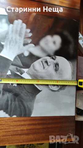 Оригинал Голям формат Истинска снимка на Тодор Живков , снимка 2 - Колекции - 40289503