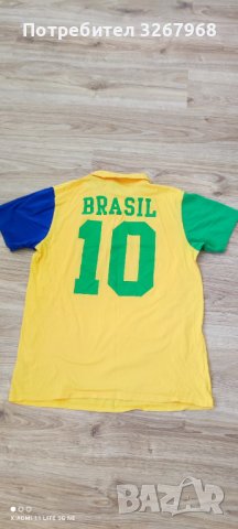 Ретро тениска на Бразилия , снимка 6 - Спортни дрехи, екипи - 41663718
