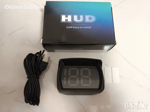 Километраж с GPS, автомобилен цифров скоростомер, LED дисплей, HUD, ХУД, Универсален, снимка 3 - Аксесоари и консумативи - 56150550