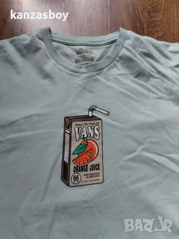 vans - страхотна мъжка тениска КАТО НОВА M, снимка 2 - Тениски - 50258702