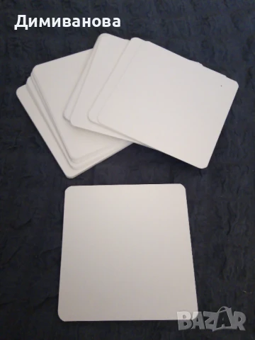 40 бр акварелна хартия 10х10 см, снимка 2 - Други - 50989010