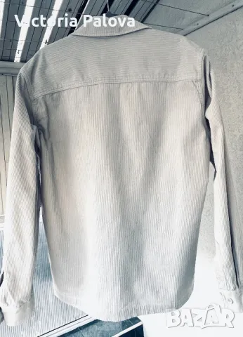 Джинсова връхна риза-яке H&M унисекс, снимка 7 - Ризи - 48782851