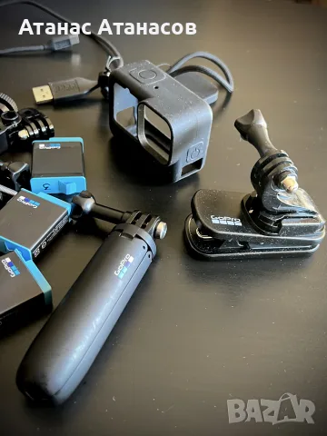 GoPro HERO10 Black - пъленкомплект с много оригиналниakcecoapu, снимка 4 - Камери - 55847812