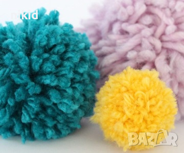 3 бр сет за правене на топки плетиво от прежда помпони пискюли пом пон пом пом, снимка 4 - Други - 36328911