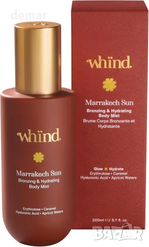Whind Marrakech Sun Body Mist – мъгла мист за тяло с хиалуронова киселина