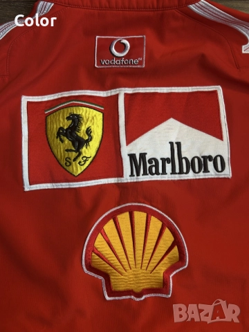 Vintage елек Puma Scuderia Ferrari Team Issue, снимка 5 - Други спортове - 56011496