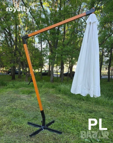 ГРАДИНСКИ ЧАДЪР С МЕТАЛНА СТОЙКА 3Х3м, снимка 5 - Градински мебели, декорация  - 51155106