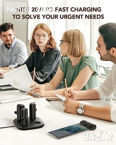 Нови 4 броя  преносими зарядни устройства USB C 5000 mAh Power Bank, снимка 4 - Селфи стикове, аксесоари - 41947860