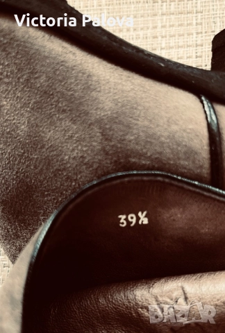 TRUMAN’S високи чизми от естествен велур, снимка 10 - Дамски ботуши - 51767160