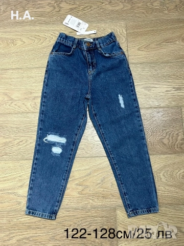 Нови дрехи дънки, клинове, панталони, якета за момиче 128 см, снимка 9 - Детски комплекти - 52025359