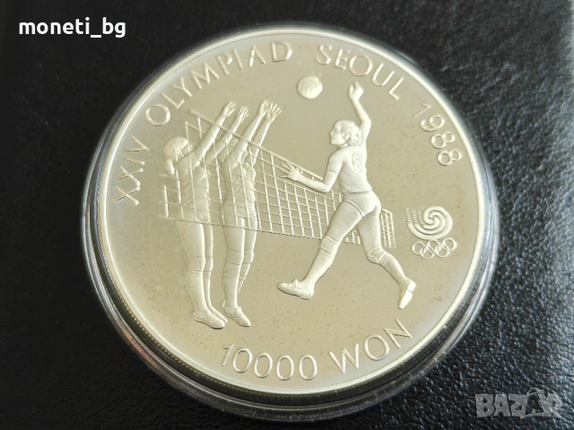СРЕБРО Южна Корея 10000 вон 1987