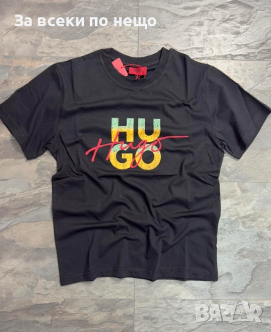 Hugo Boss Мъжка Тениска👕Мъжка Блуза С Къс Ръкав - Различни Цветове Код NGHSP43, снимка 2 - Тениски - 53695271