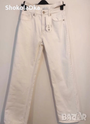 Дънки Zara с детайл на талията размер 34, снимка 8 - Дънки - 52119068
