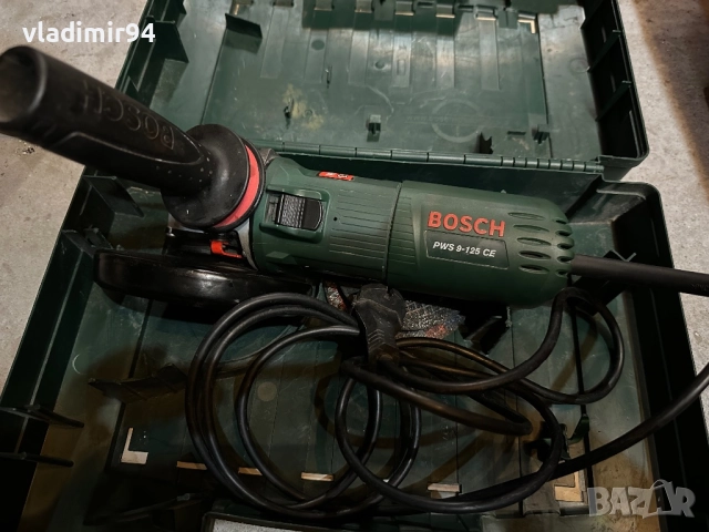Bosch pws 9-125 ce ъглошлайф с обороти