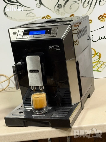 Кафемашина кафе автомат delonghi ELETTA cappuccino с гаранция, снимка 5 - Кафемашини - 53456740