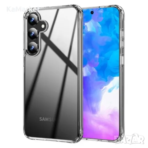 Силиконов кейс MBX, За Samsung Galaxy A56, Прозрачен, снимка 3 - Калъфи, кейсове - 48909888